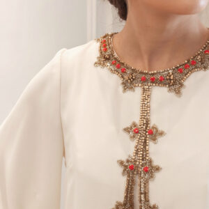 Embellished Ivory Tunic